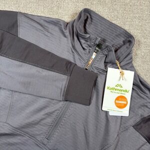 Kathmandu Light Gray Play 1/4 Zip Pullover Women's Size XXS NWT